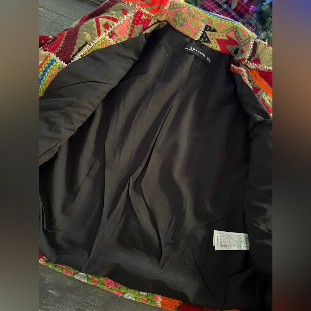 Zara Woman Multi Colored Patchwork Fabulousous Ja… - image 6